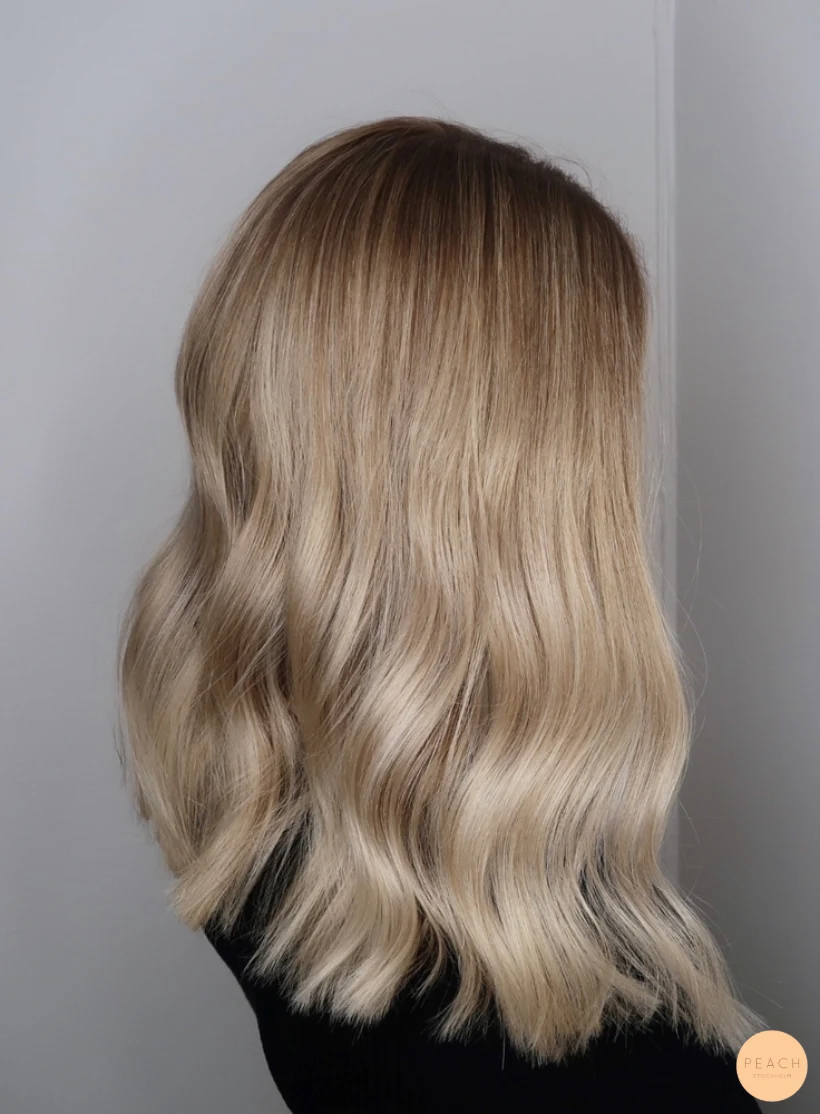 Babylights hair blonde – salongsresultat av Julia Hemlén, 5 juli 2019