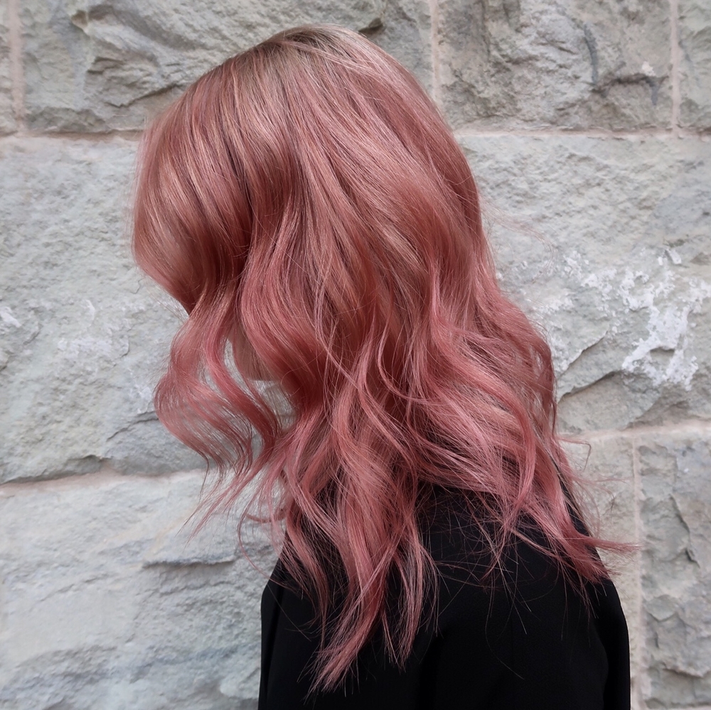 Pink dream hair colour