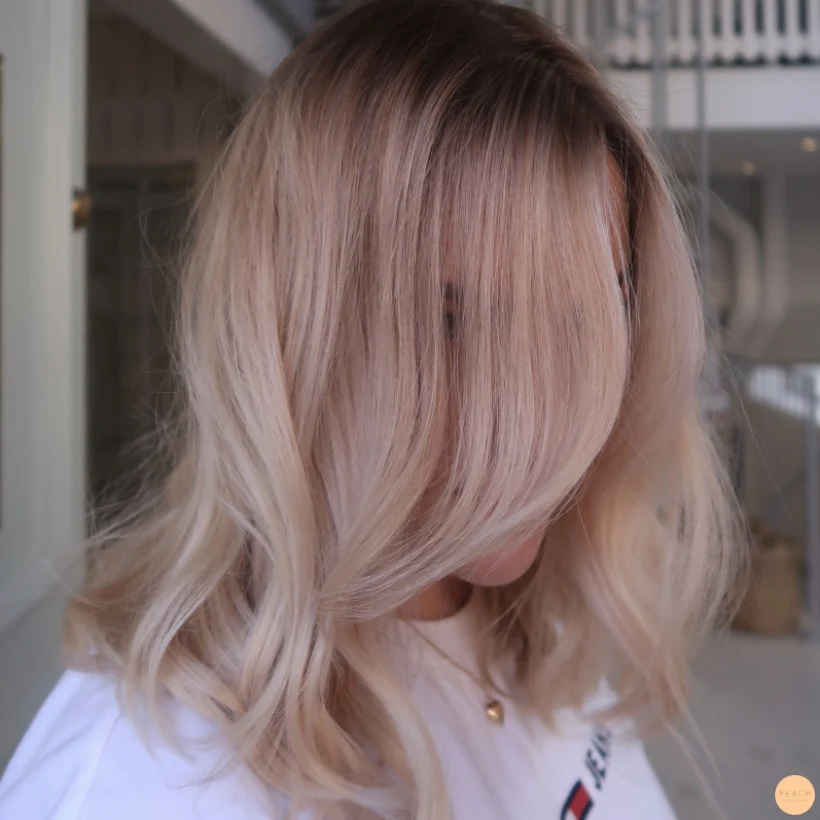 Blond hårfärg varm kall