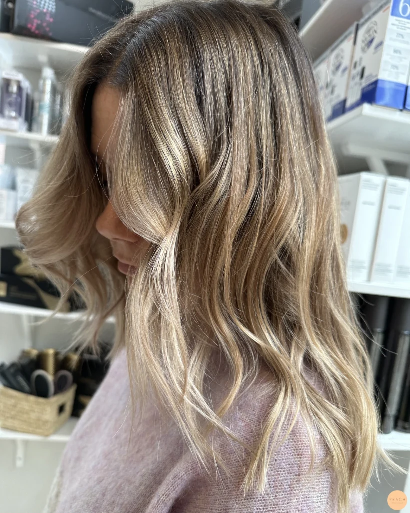 Bronde balayage hårfärg