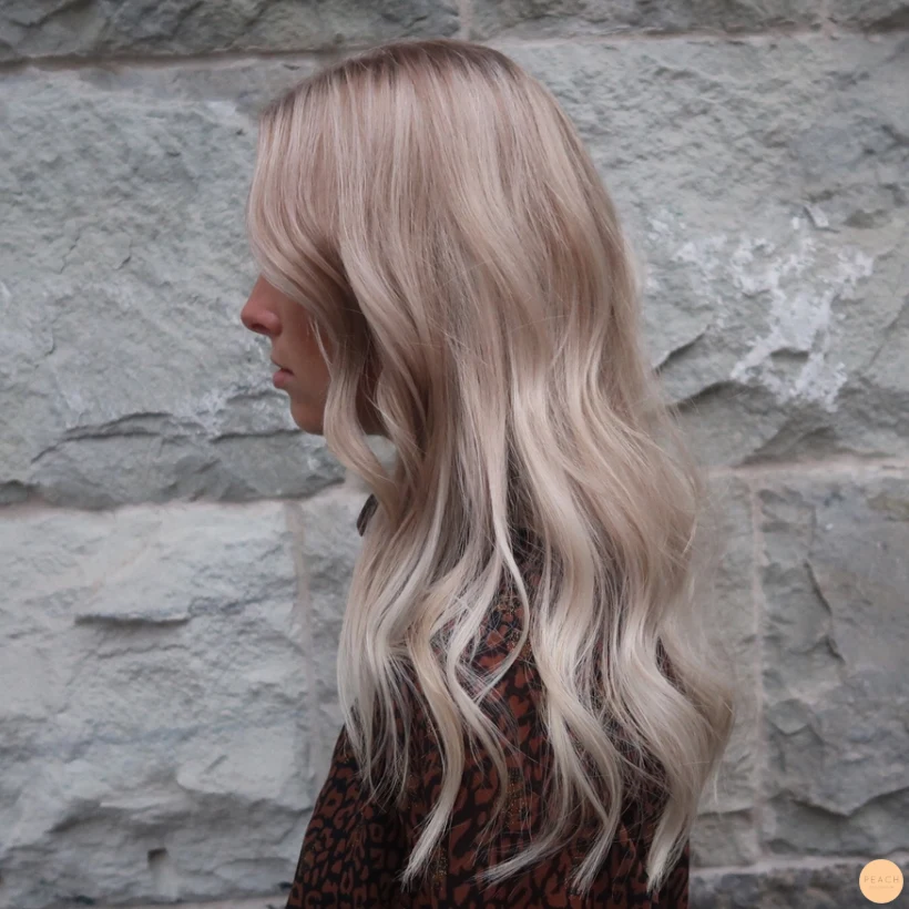 Höstigt blond med kalla slingor