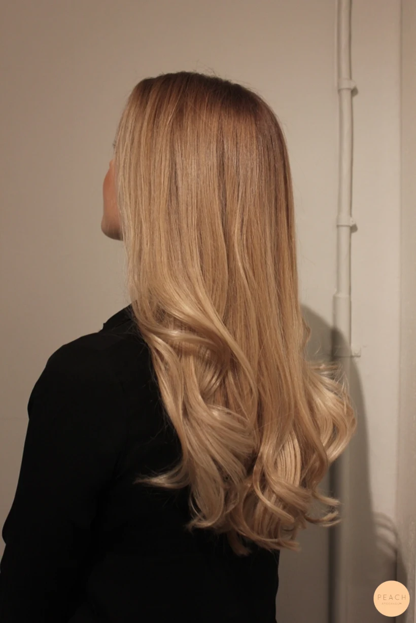 Blonde sombre med extra glans