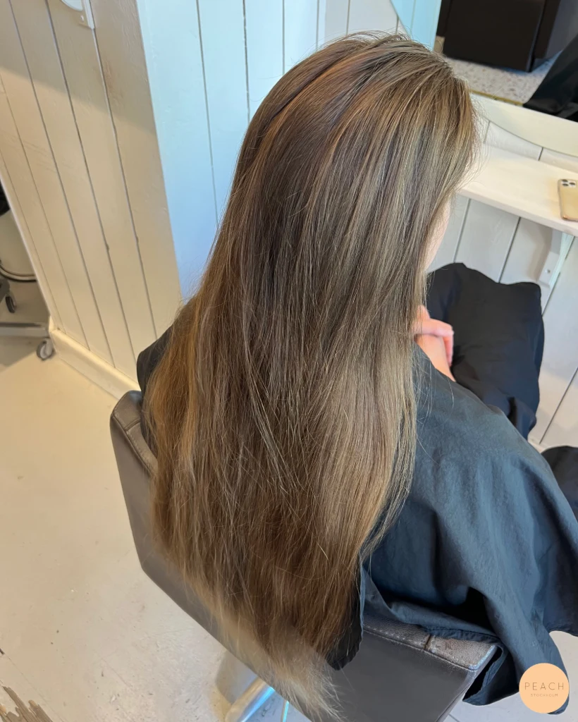 Natural balayage hair color 🦋✨