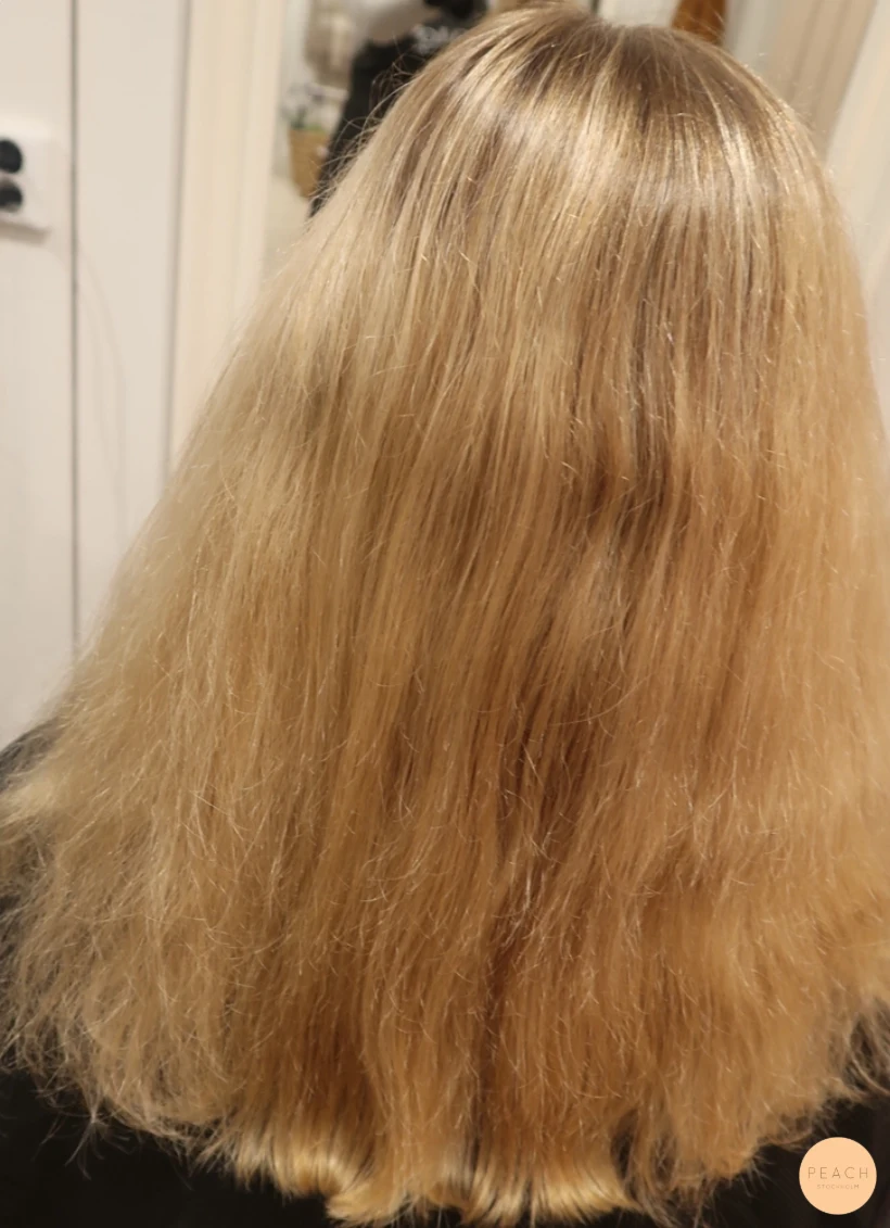 Beige havreblond hårfärg