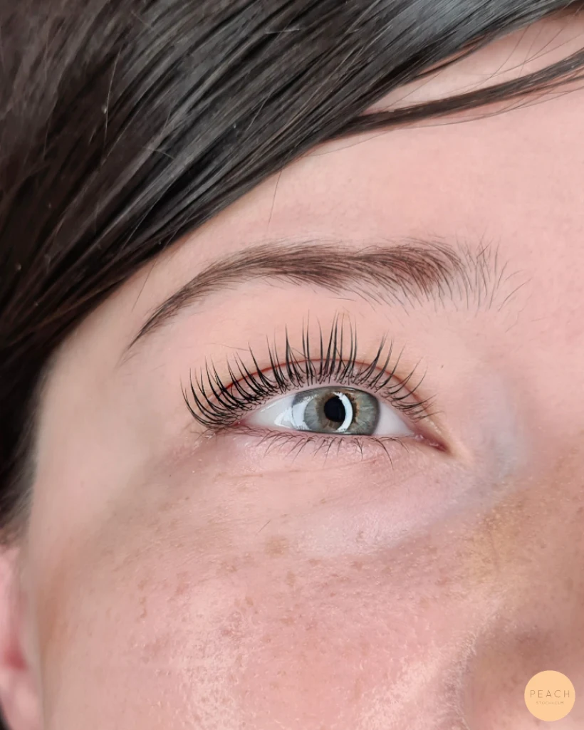 Yumi keratin lashlift – salongsresultat av Erika Gradin, 18 oktober 2021