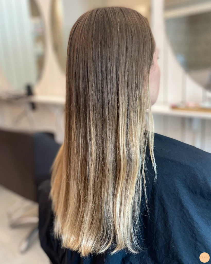Varm/beige Balayage