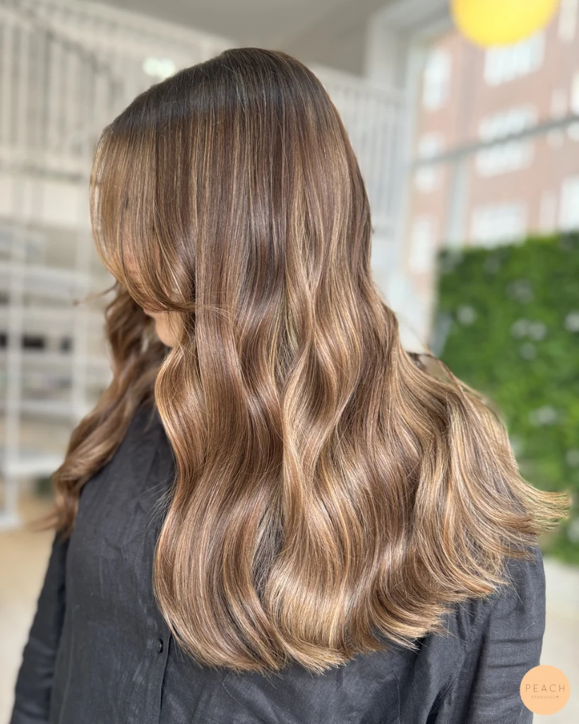 Creamy blonde balayage