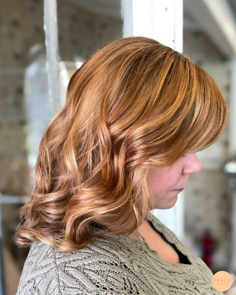 Golden copper color 🧡✨