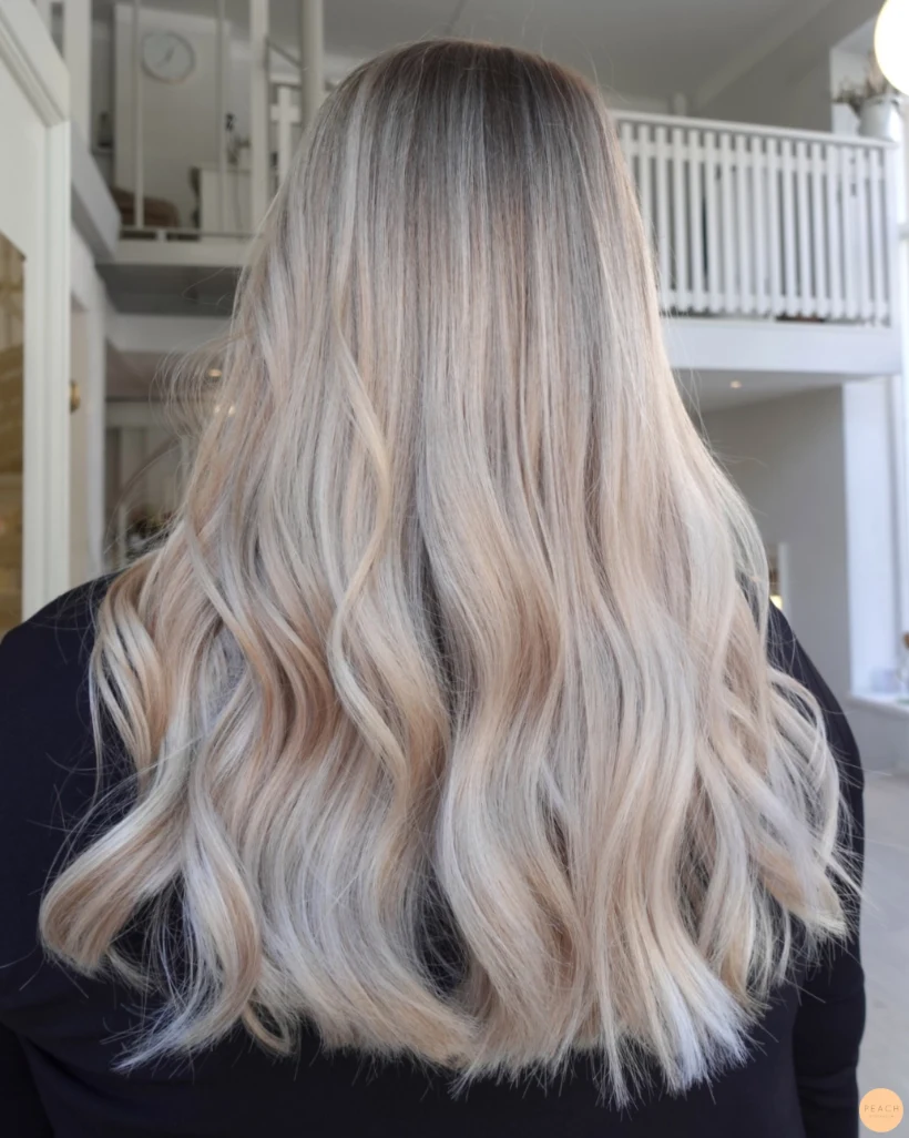 Sommar blond balayage