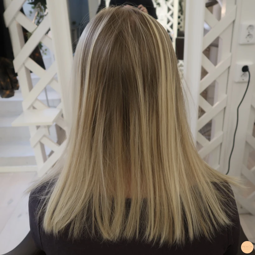 Kall lyxig blondin