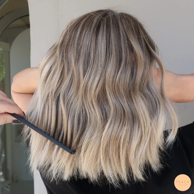 Blonde balayage short hair – inspiration 1 november 2020