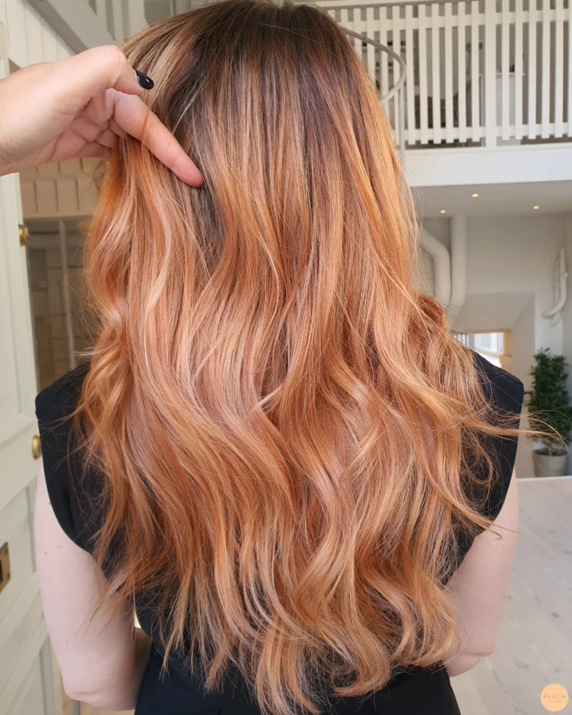 Wild copper hair color