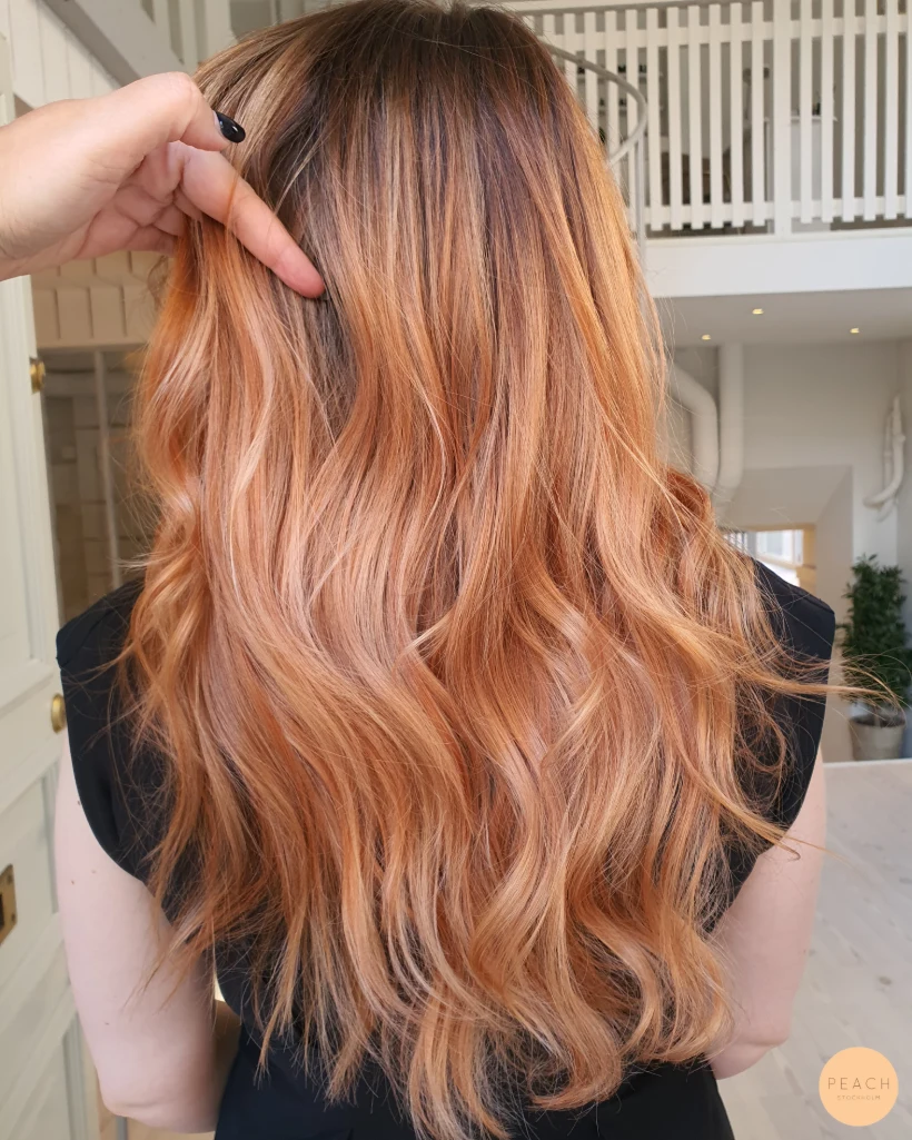 Wild copper hair color