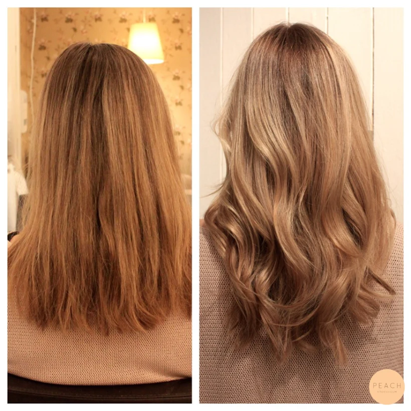 Havreblond med ombre-effekt