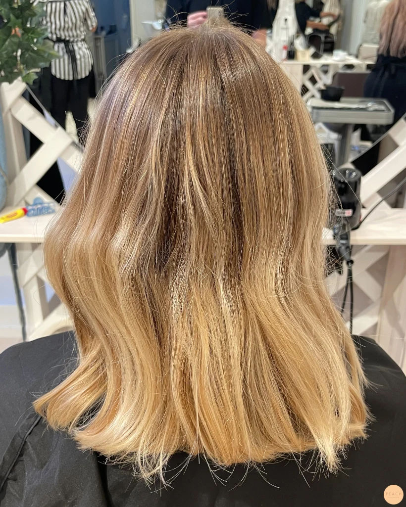 Balayage kort hår