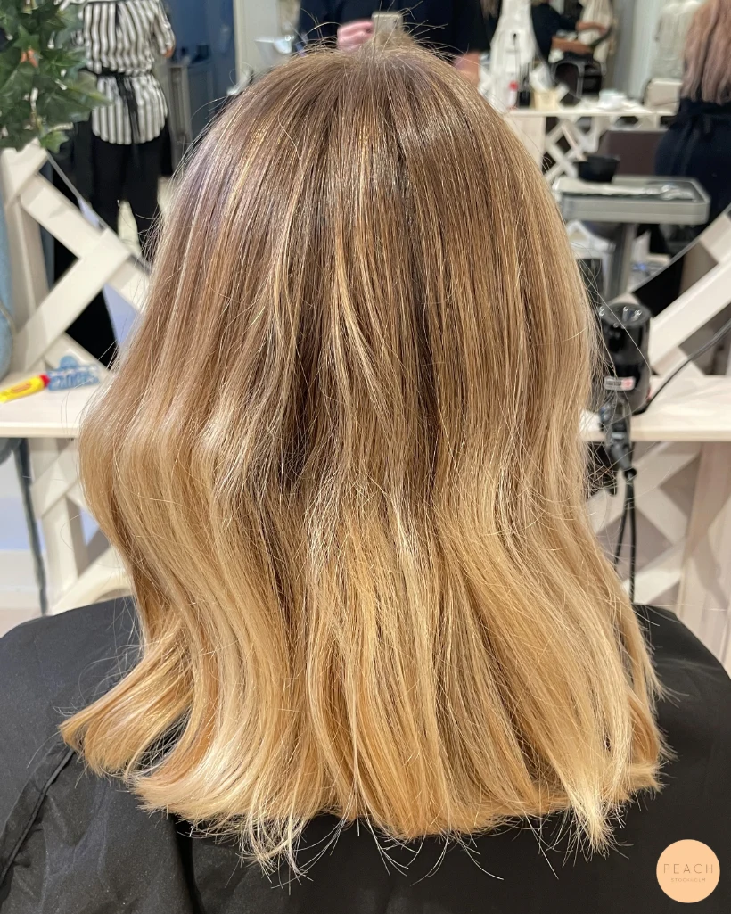 Balayage kort hår