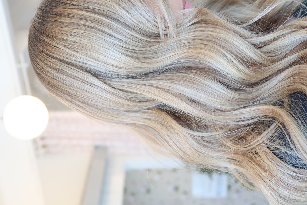 Soft blonde balayage