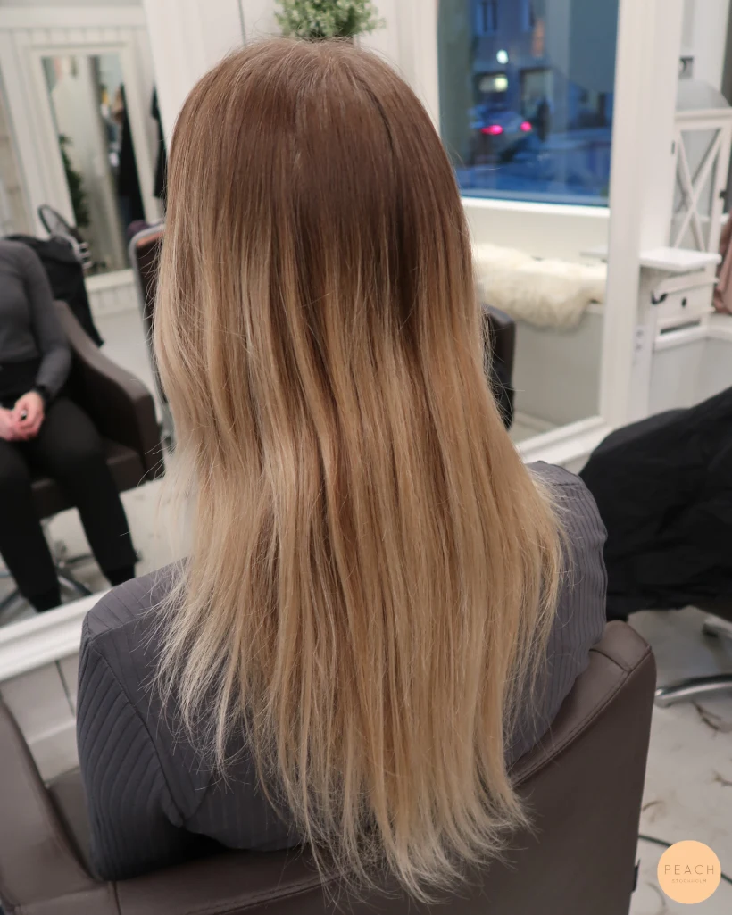 Blond balayage – salongsresultat av Elin Granqvist, 3 december 2020