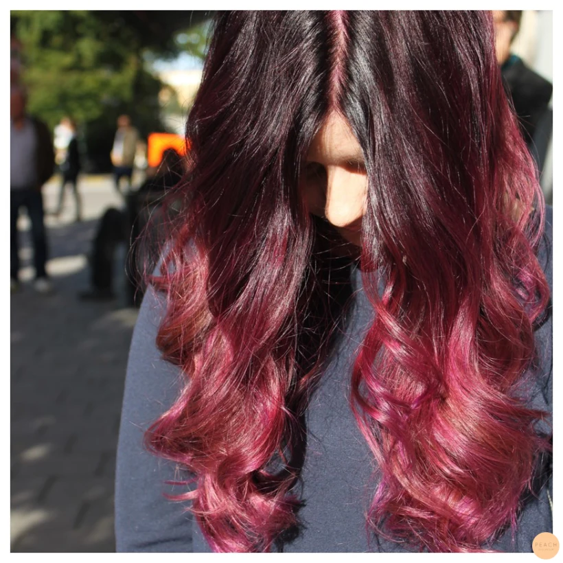 Lila ombre