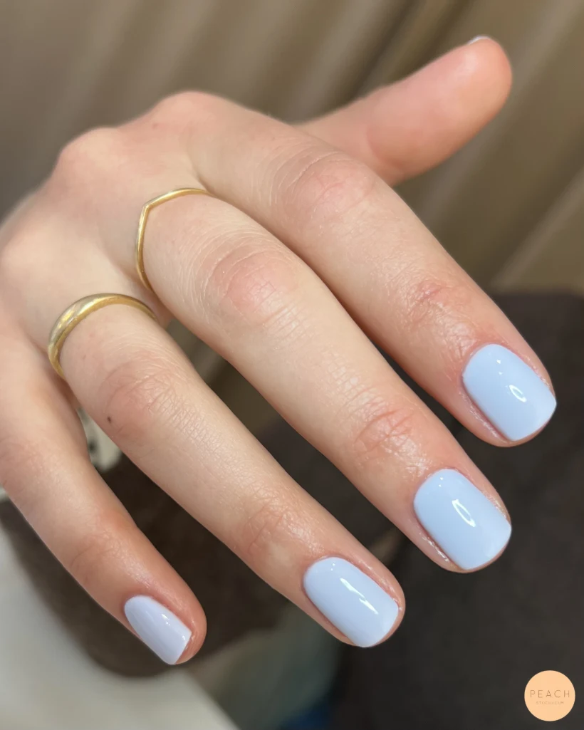 Den perfekta blå , gelpolish 🩵