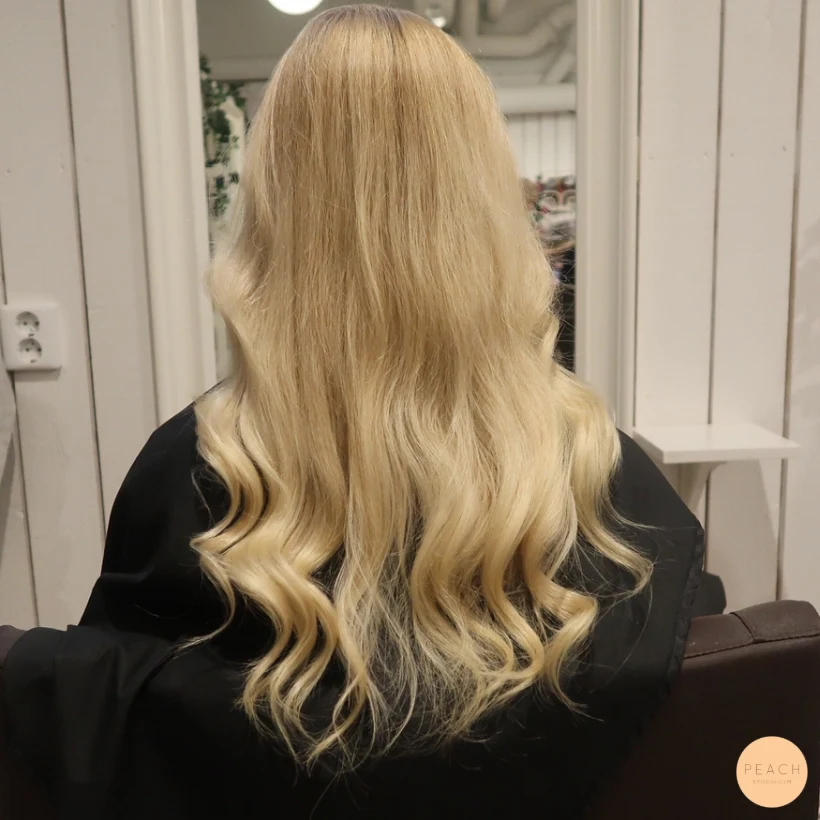 Höstigt blond med kalla slingor