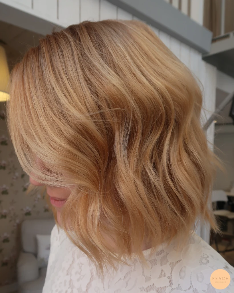 Soft strawberry blonde