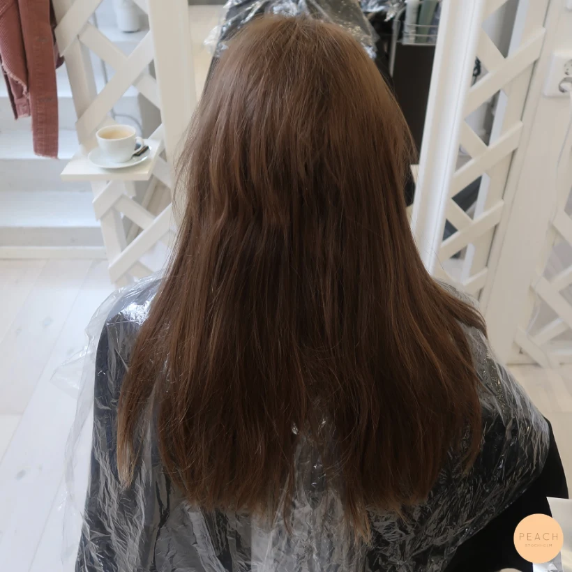 Caramel blond hårfärg