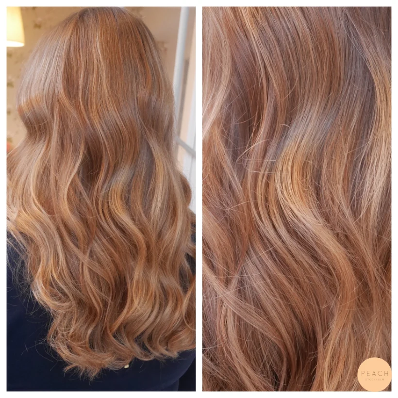 Hår i guld, koppar och rosé!