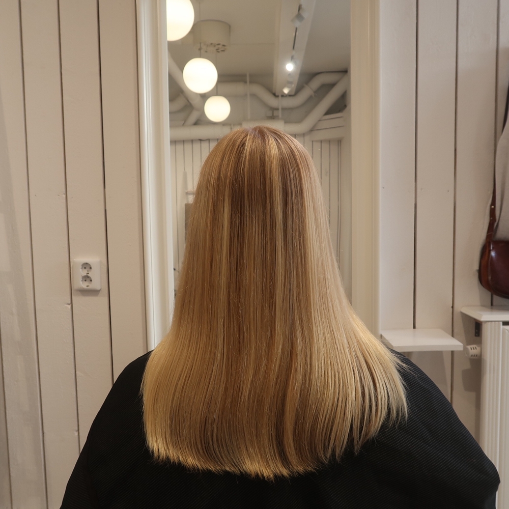 Kopparblond hårfärg