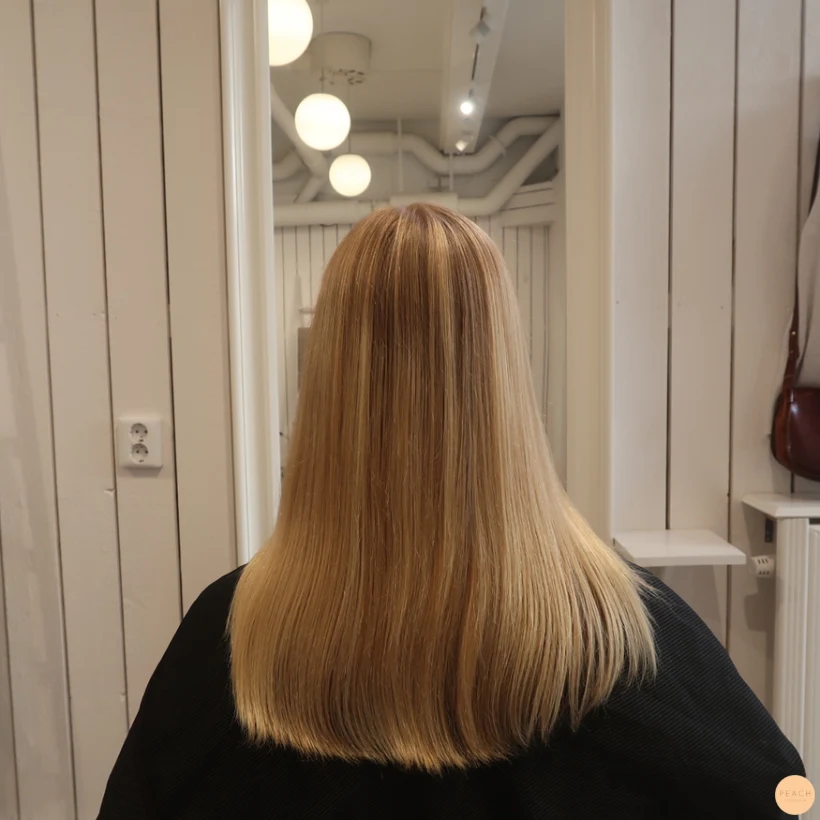 Kopparblond hårfärg