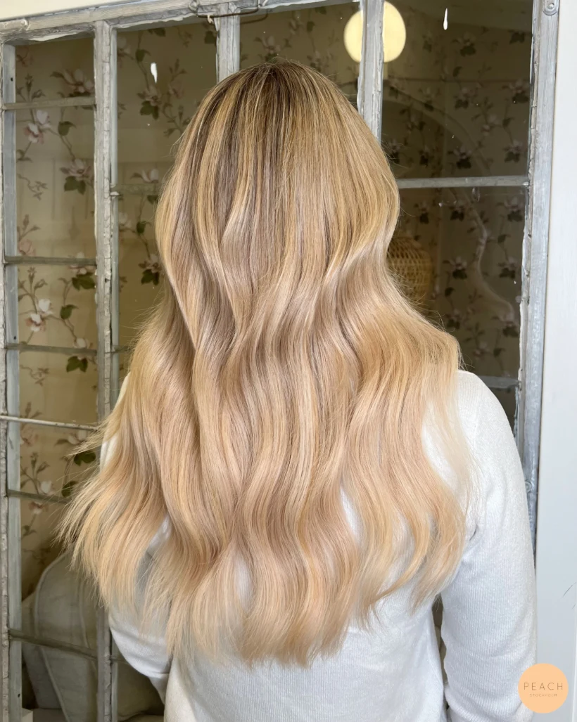 Blonde highlights and extensions 🌟✨