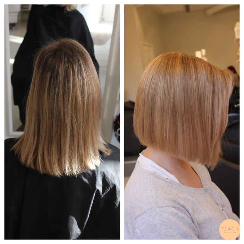Blond page med sandblonda toner