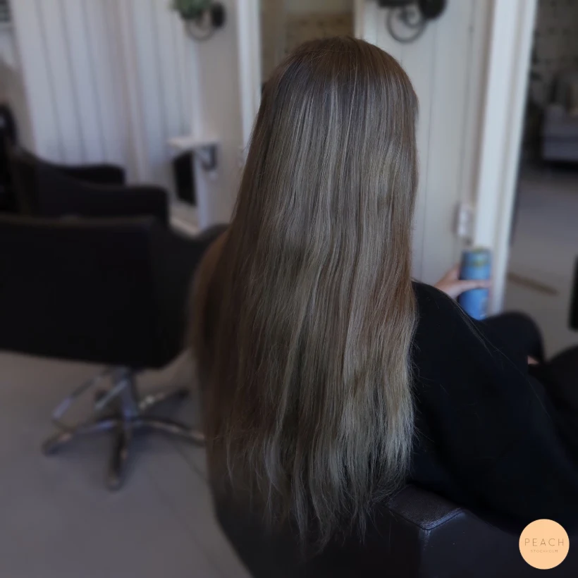 Blond balayage i kalla toner