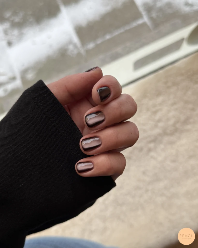 Magnetic nails cat eye