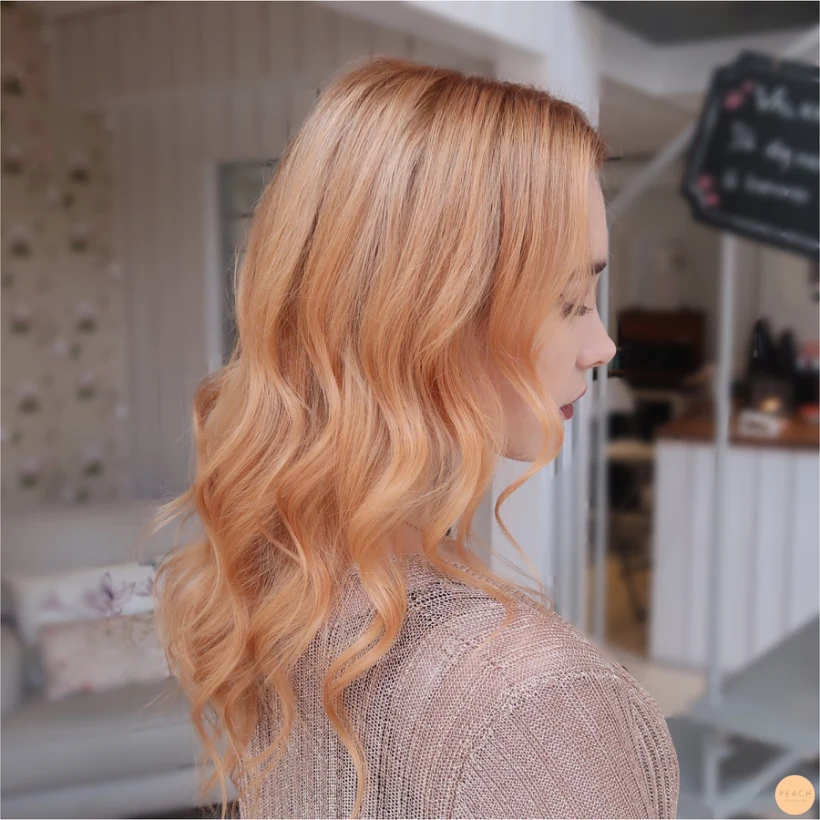 Strawberry copper blonde
