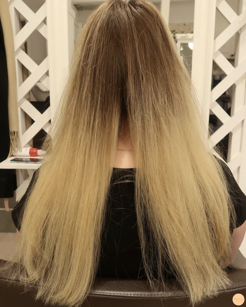 Balayage Blond lowlights