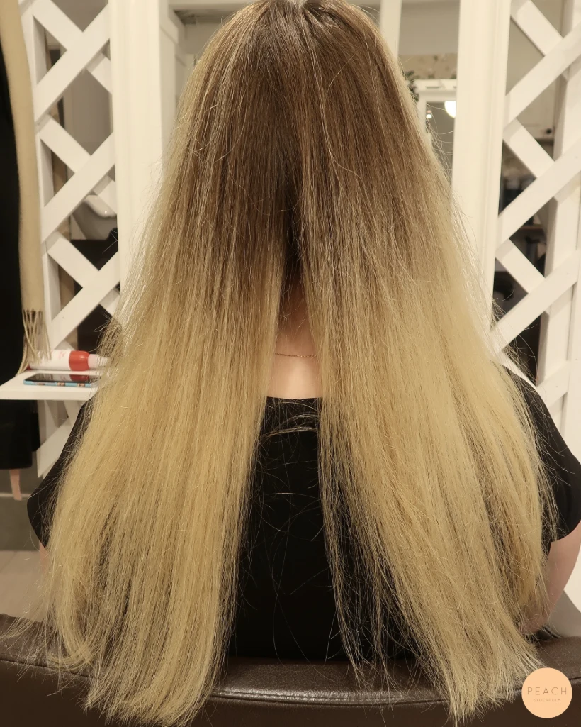 Balayage Blond lowlights