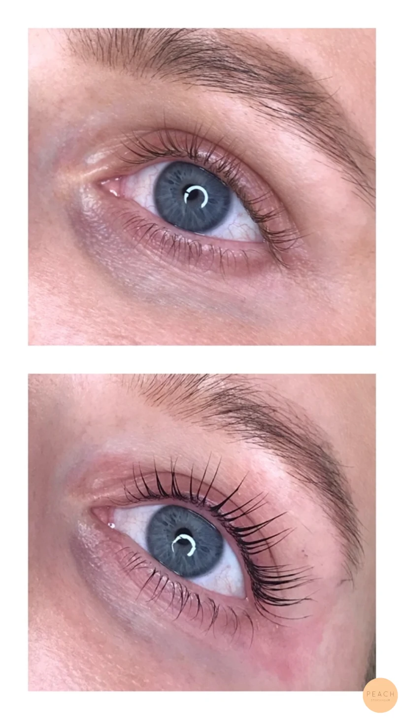 Andra behandlingen av Yumi lashlift