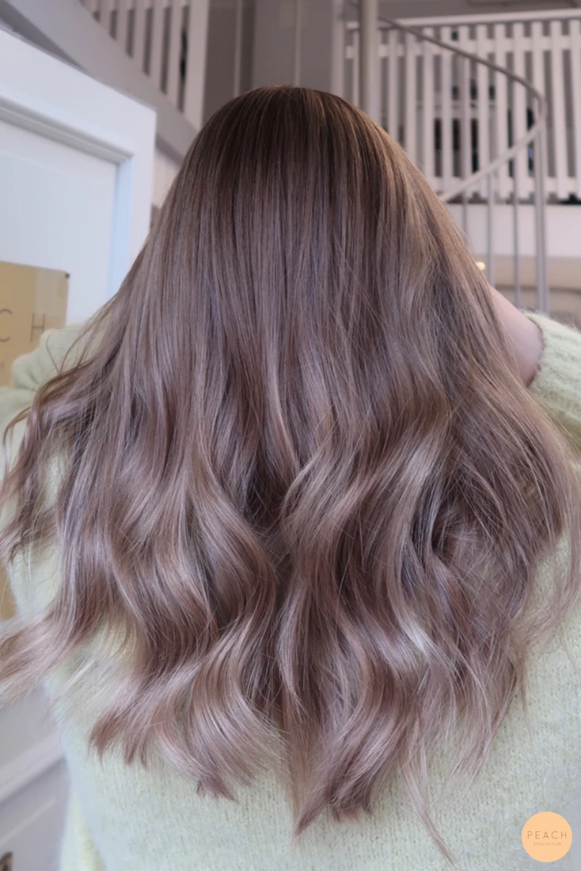 Balayage i sandiga toner