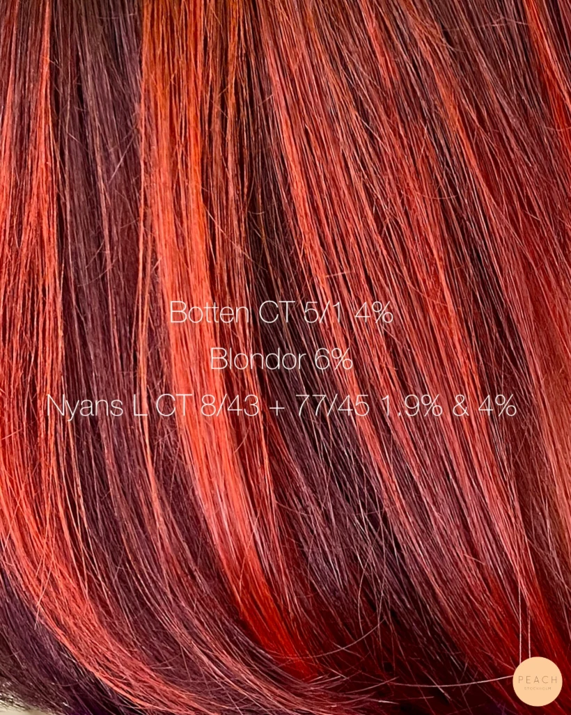 Fire red hair ❤️🔥