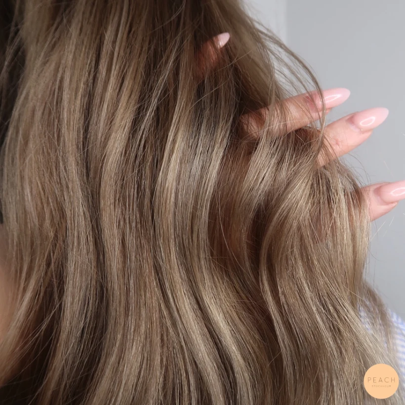 Ash blonde lowlights