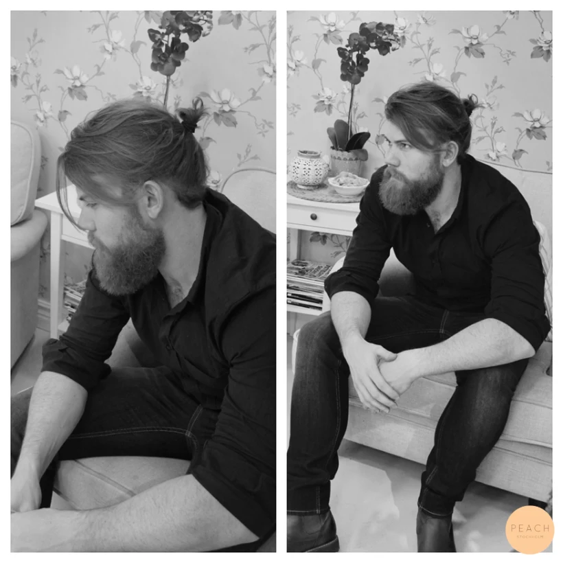 Herrtrend 2016 skägg och man-bun