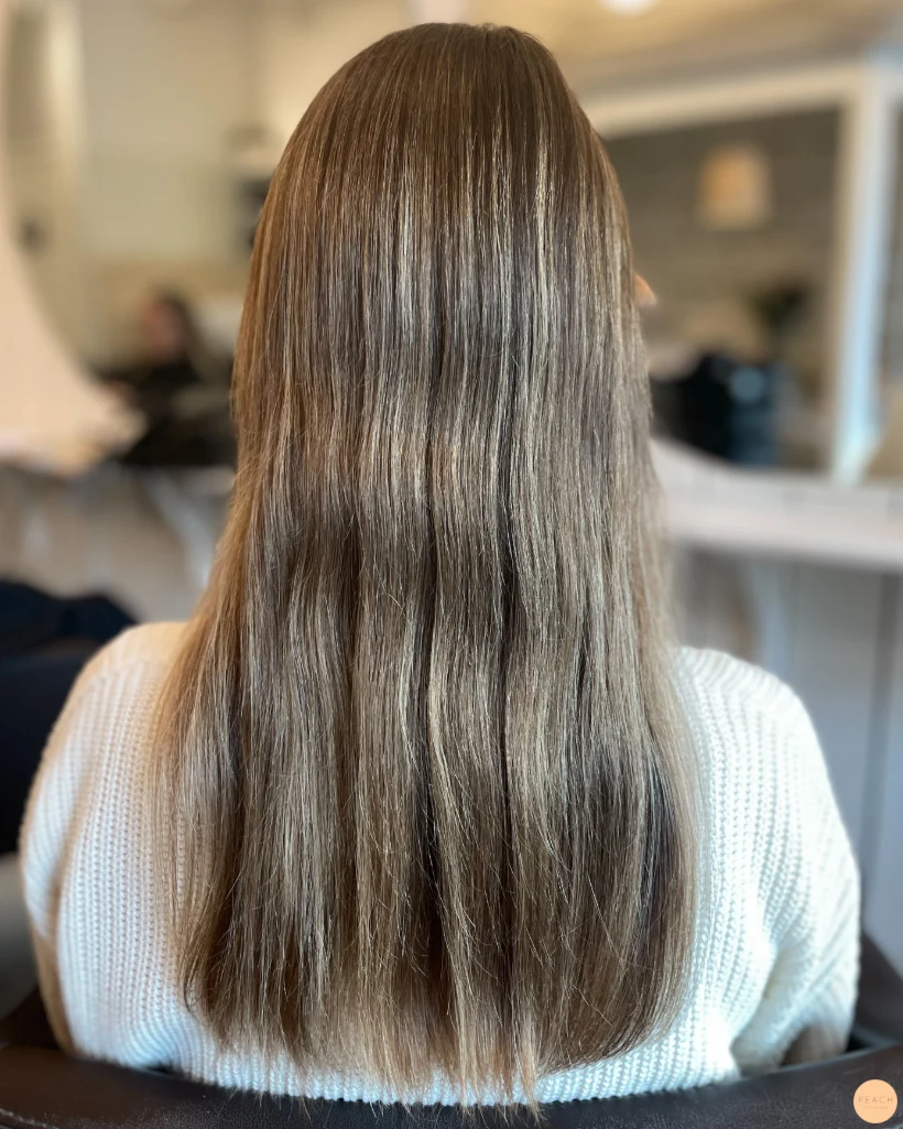Teasylights slingor blandat med balayage