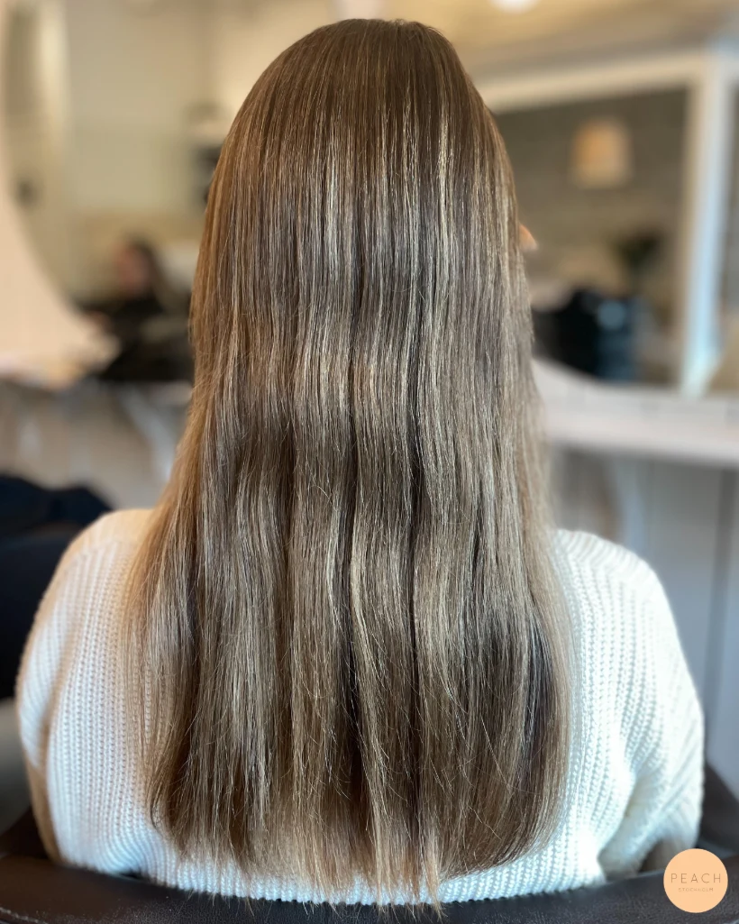 Teasylights slingor blandat med balayage