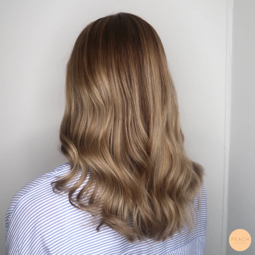 Ash blonde lowlights