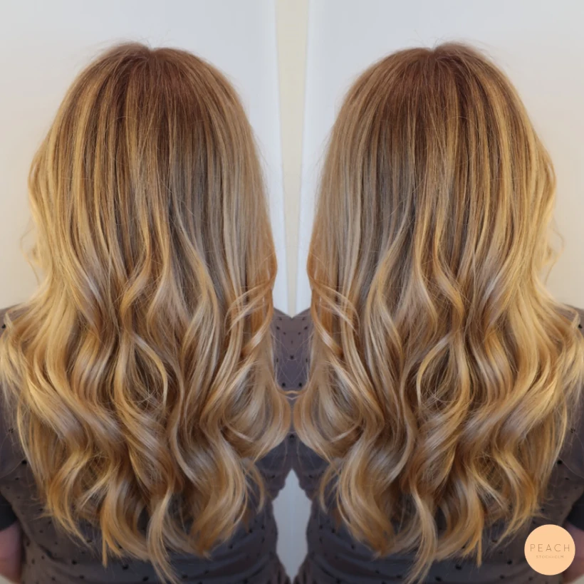 Naturlig blond med gyllene toner