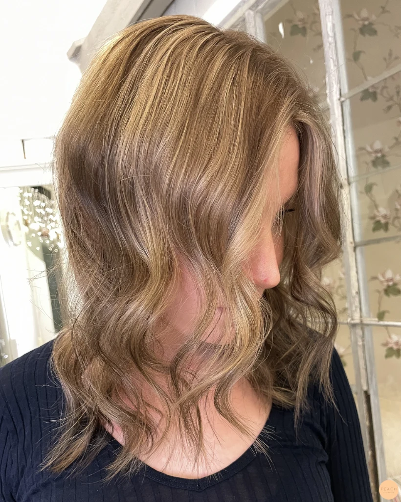 Bronde hair color