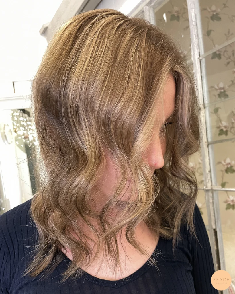Bronde hair color