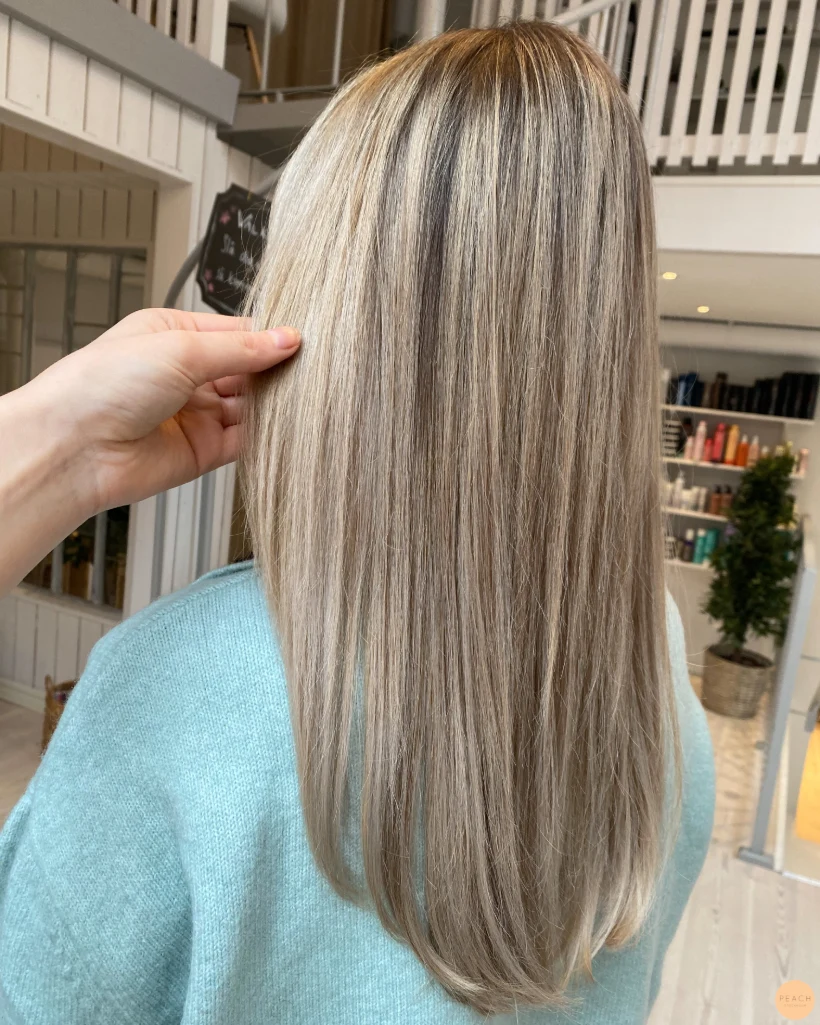 Blonde highlights