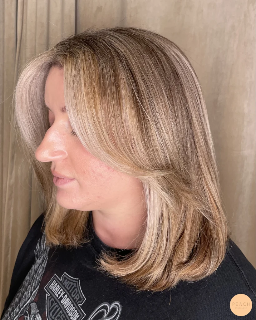 Cookie Bronde med ljus face frame